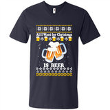All I want for Christmas is Beer sweater - Men's V-Neck