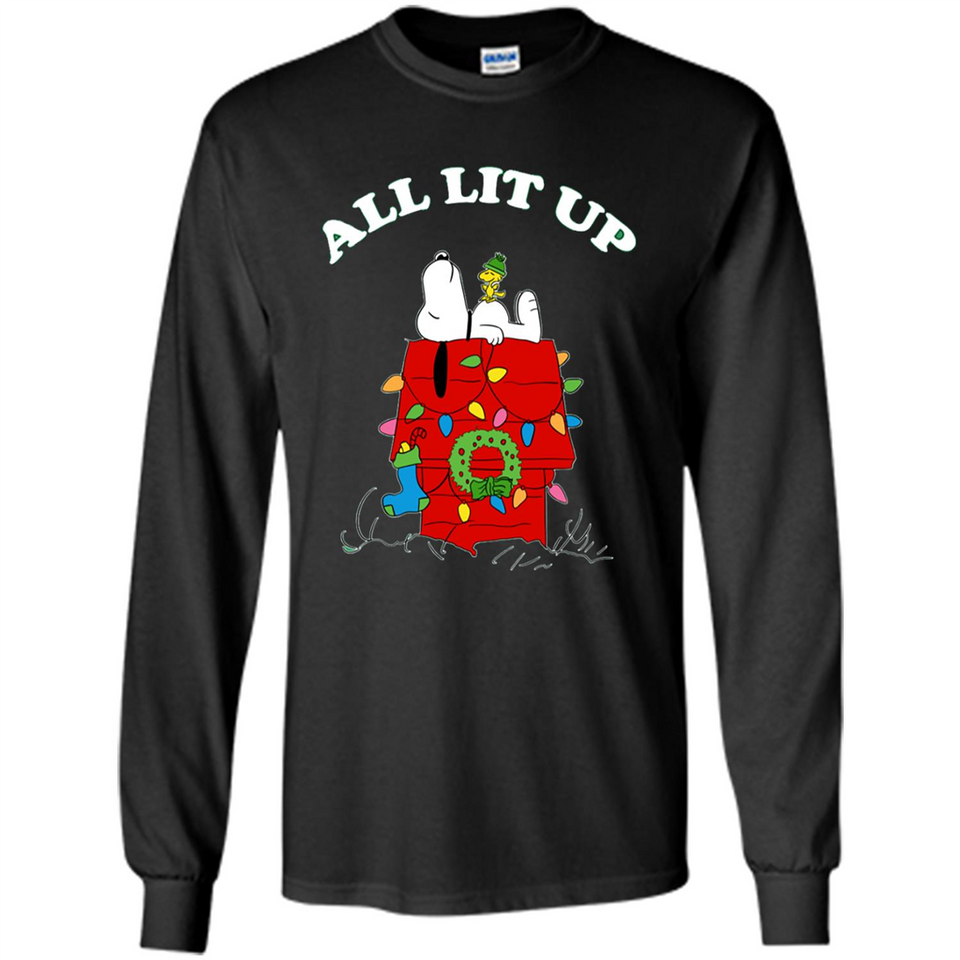 Peanuts By Schulz Snoopy Young Men_s Christmas - Long Sleeve T-Shirt