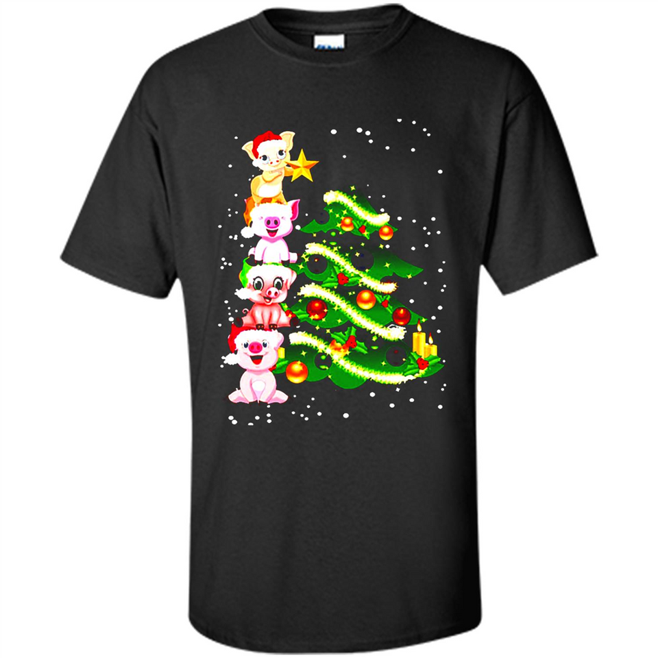 Pigs Christmas T Shirt PINGPONG - Shirt