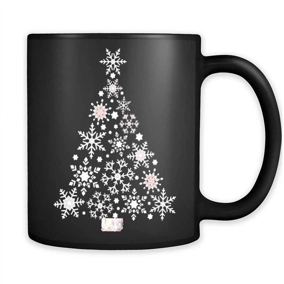 Winter Snowflake White Christmas Tree