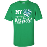 Tennessee Titans Football My Heart is on that Field - Shirt