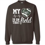 New York Jets Football My Heart is on that Field - Sweatshirt