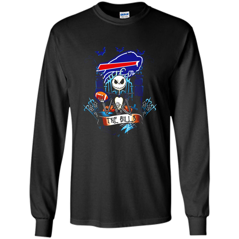 Buffalo Bills Halloween The Nightmare Before Christmas - Long Sleeve T-Shirt