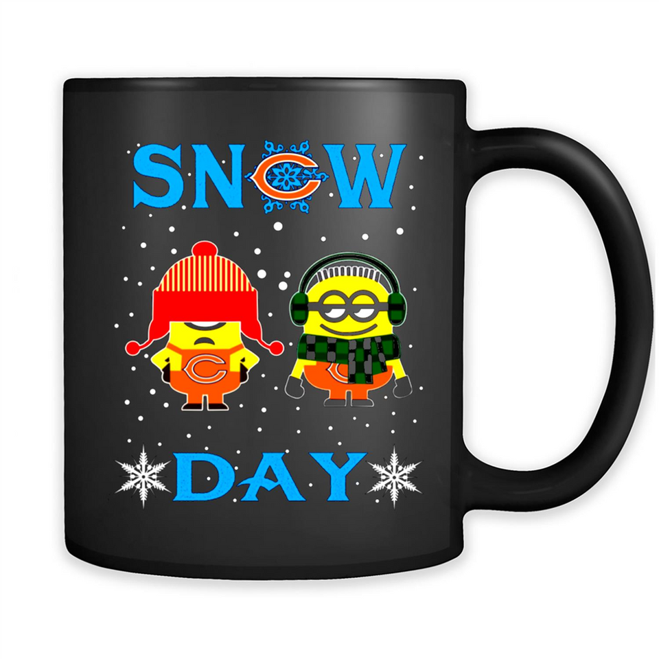 Snow Day Shirt For Chicago Bears Vs Minion Fans pingpong