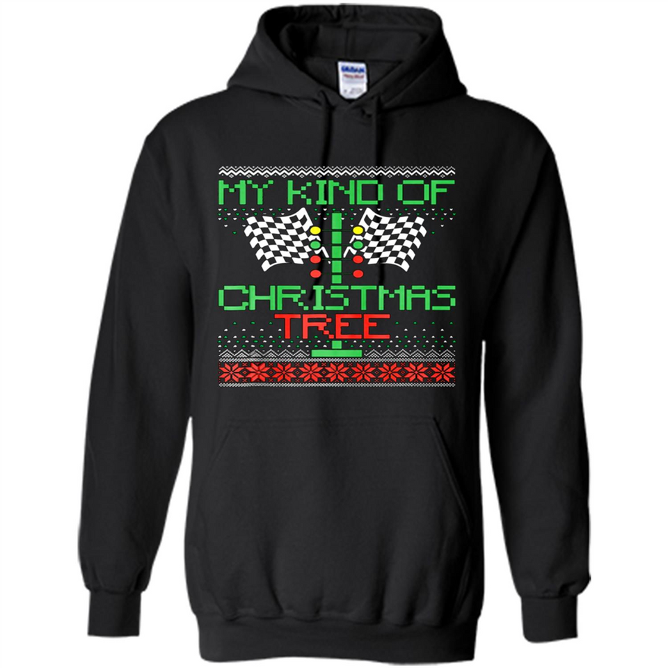 Funny Drag Racing Ugly Christmas Holiday Tree PING PONG