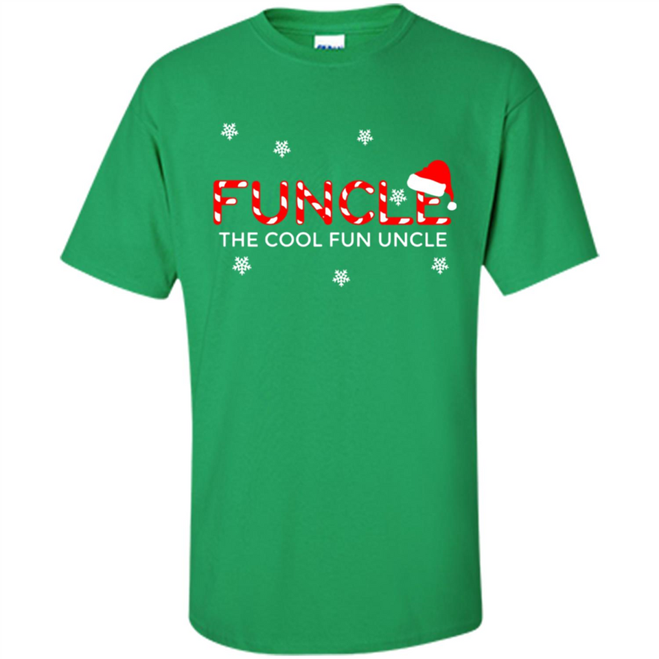 Mens Christmas Funcle The Cool Fun Uncle Definition Xmas - Shirt