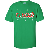 Mens Christmas Funcle The Cool Fun Uncle Definition Xmas - Shirt