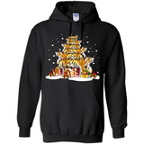 Tiger Christmas Tree Funny Merry Christmas - Hoodie
