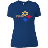 Pittsburgh Stronger Than Hate - Ladies' Boyfriend T-Shirt