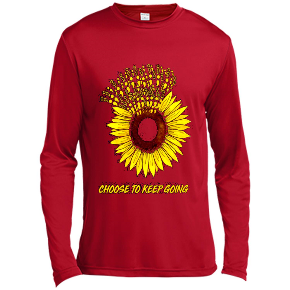 Semicolon Sunflower choose to keep going PINGPONG