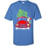 Vintage Santa red Truck Christmas Tree PINGPONG