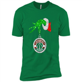Funny Washington Wizards Glitter Grinch Monogram Ornament Christmas - Premium Short Sleeve T-Shirt