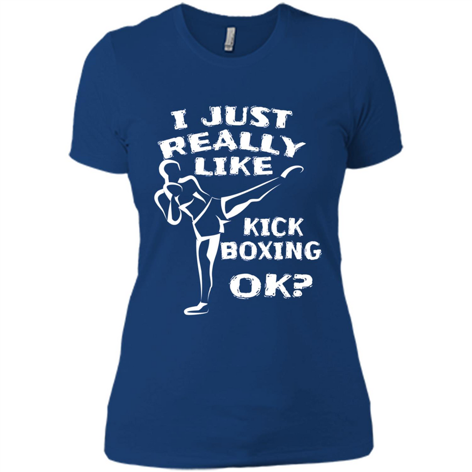 Kick Boxing Shirt Kick Boxer Boxing Workout - Ladies' Boyfriend T-Shirt