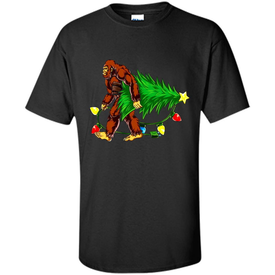 Hugging Christmas Tree Bigfoot PING PONG