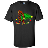 Hugging Christmas Tree Bigfoot PING PONG