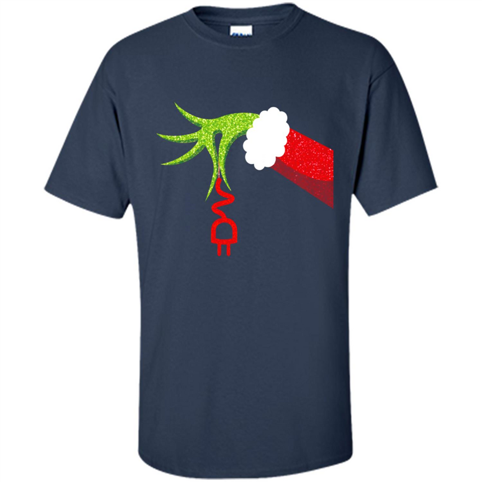 Funny Grinch Hand Holding Electrician Ornament Christmas PING PONG