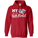 Philadelphia Eagles Football My Heart is on that Field - Hoodie