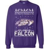 All I Want For Christmas Is The Millennium Falcon ugly PINGPONG