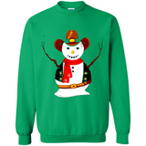 Snowman Cowboy Merry Christmas Xmas