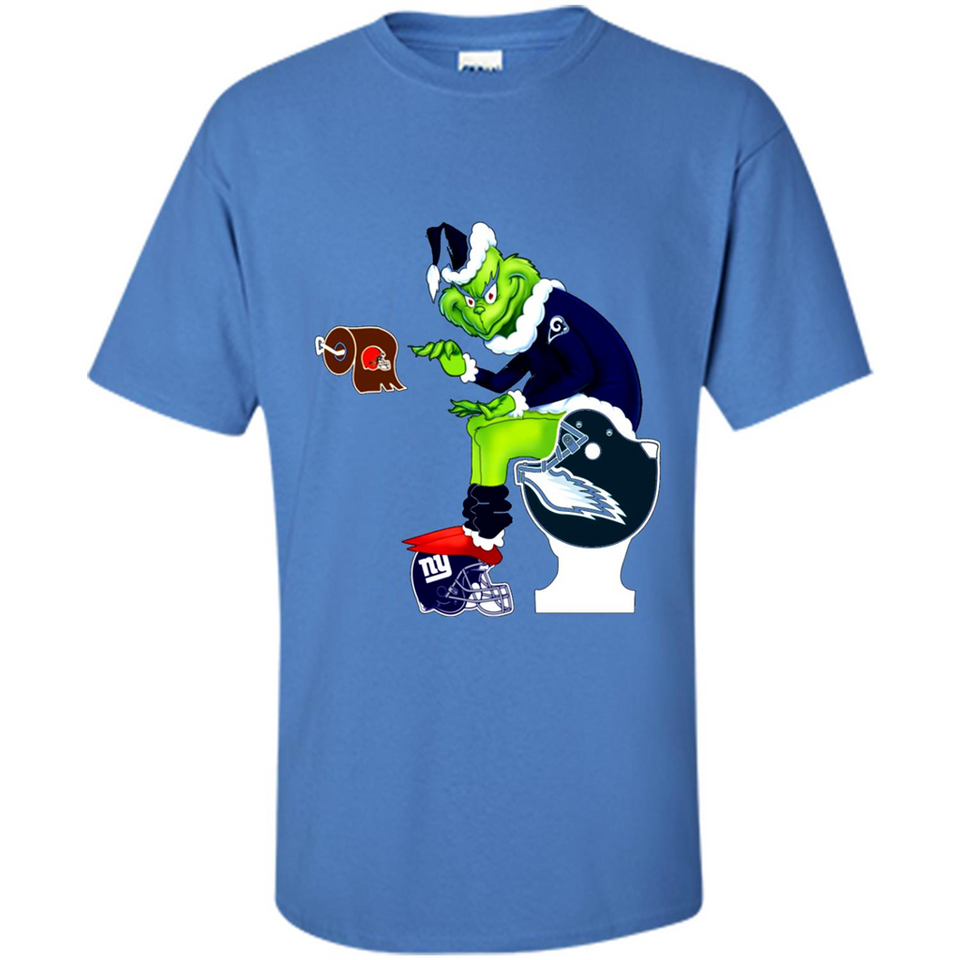 Los Angeles Rams Toilet Grinch Santa Claus Football Fan PINGPONG
