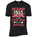 December 1983 35 Years Of Being Classy Sassy - Premium Short Sleeve T-Shirt