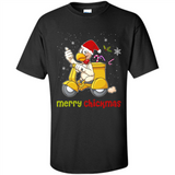 Funny Santa Christmas Chicken Shirt - Merry Chickmas - Shirt