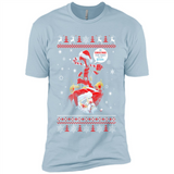 No Christmas for You – Deadpool Santa Claus Ugly Sweater - Premium Short Sleeve T-Shirt