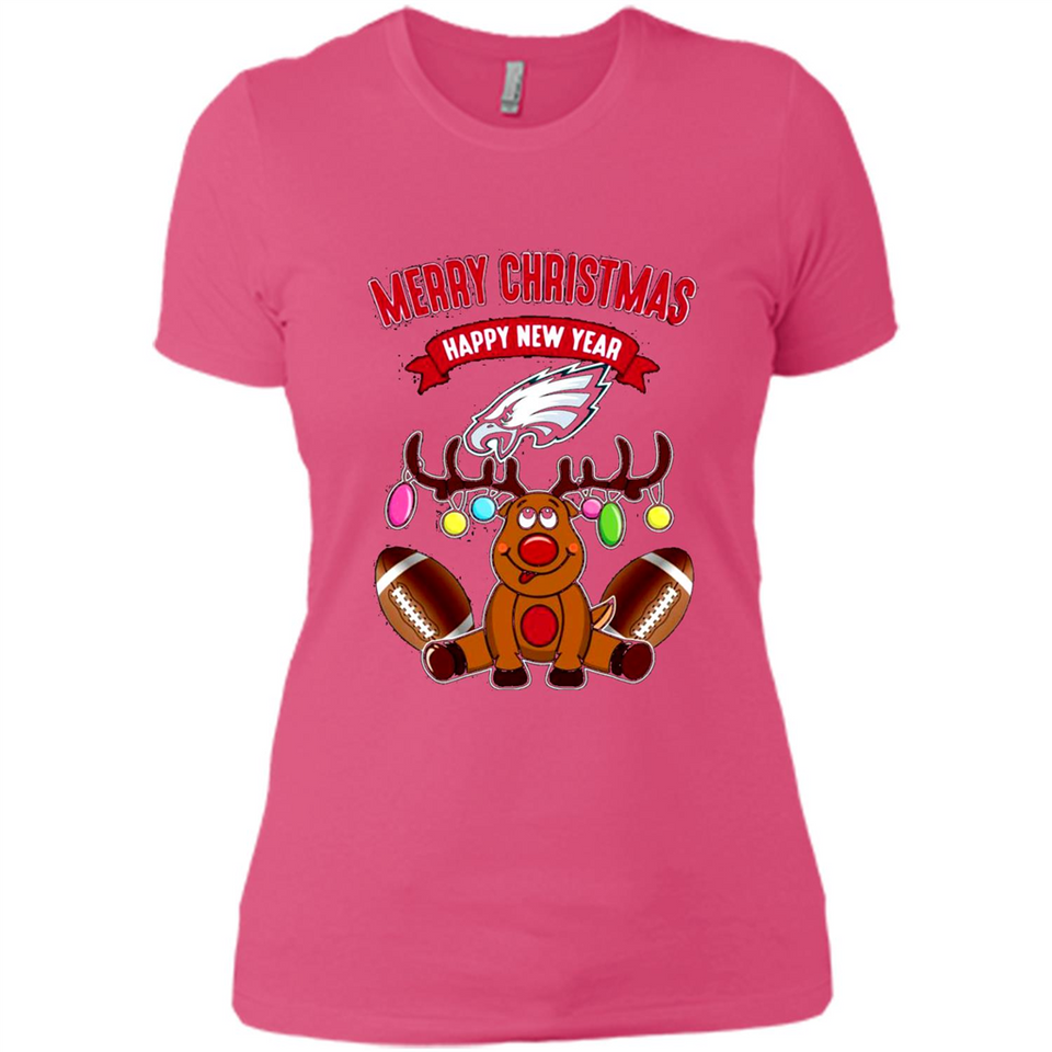 Philadelphia Eagles NFL Reindeer Funny Merry Christmas And Happy New Year