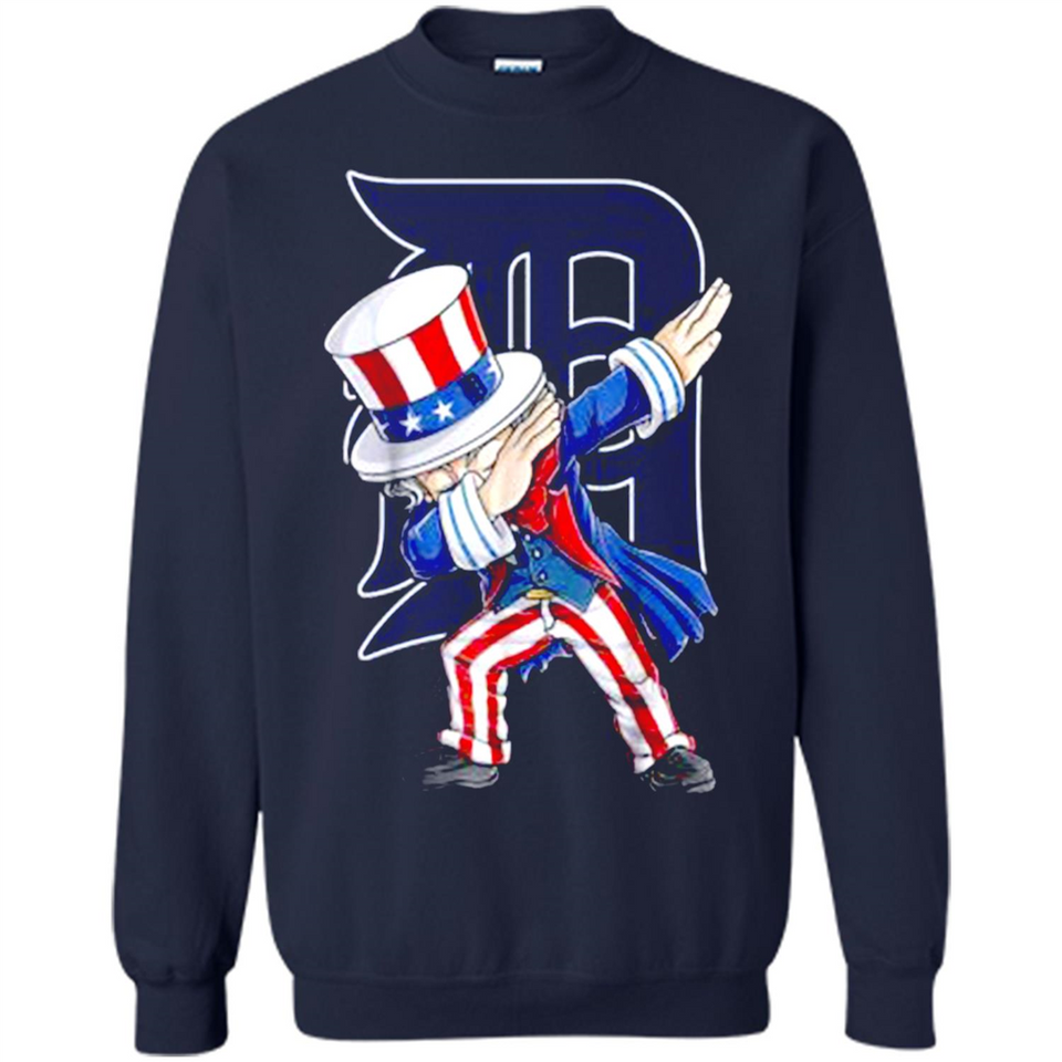 MLB DETROIT TIGERS UNCLE SAM DABBING INDEPENDENCE DAY