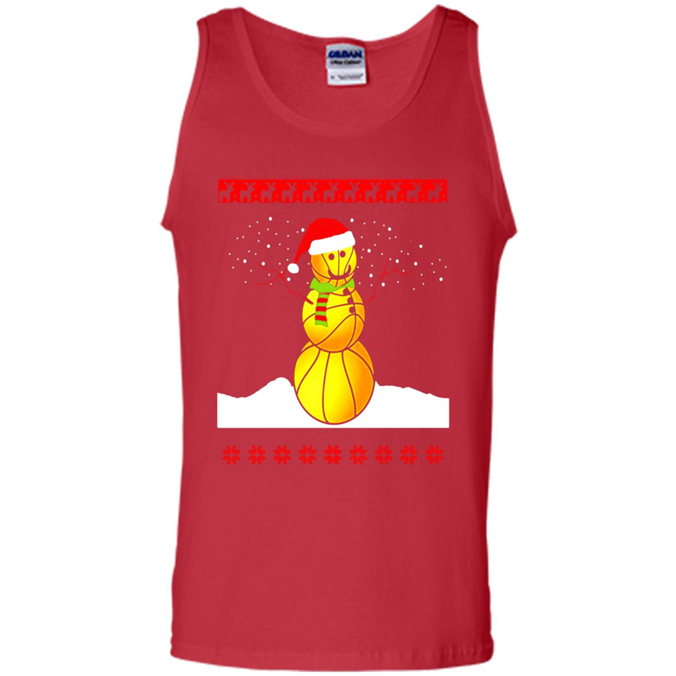 Basketball Santa Funny Christmas - Tank Top