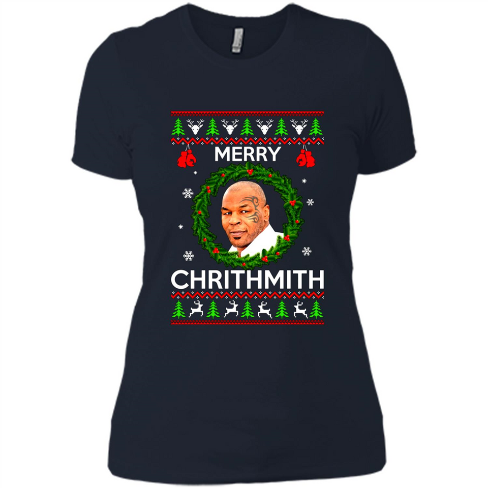 Mike Tyson Merry Chritmith Christmas Sweatshirt PINGPONG