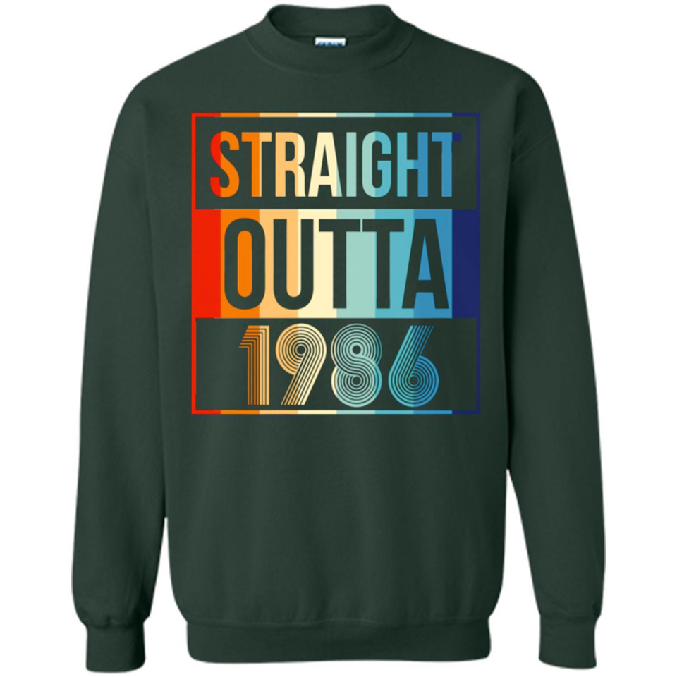 Retro Straight Outta 1986 32 Years Old - Sweatshirt
