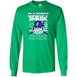 Police Daddy Shark Blue Line Tee