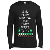 Merry Christmas You Filthy Animal Sweatshirt PINGPONG