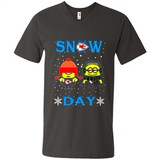 Snow Day Shirt For Kansas City Chiefs Vs Minion Fans Cotton pingpong