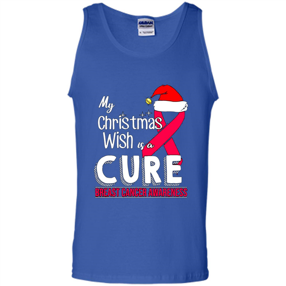 My Christmas Wish Is A Cure Breast Cancer Awareness sweater PINGPONG
