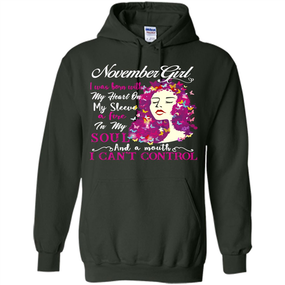 November Butterfly Girl - Hoodie