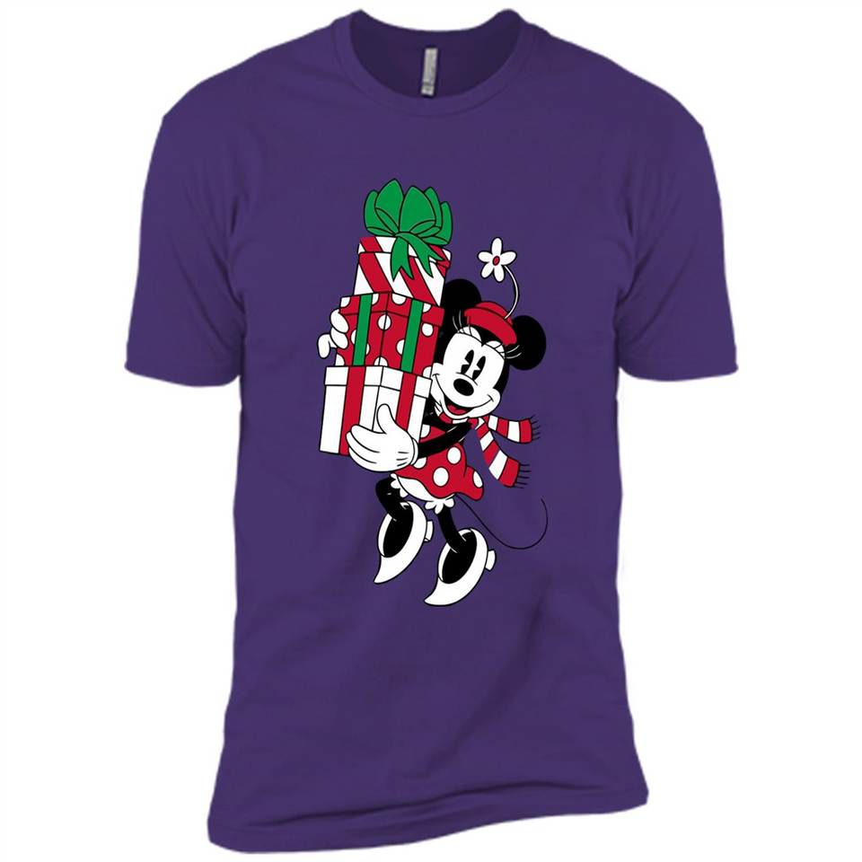 Disney Minnie Mouse Christmas Gift Sweatshirt - Premium Short Sleeve T-Shirt