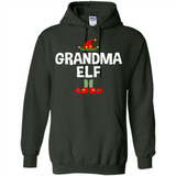 Grandma Elf Shirt -Family Matching Christmas Pajamas - Hoodie