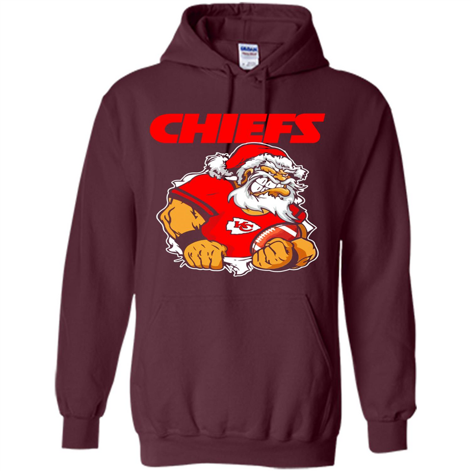 Grumpy Santa Claus Kansas City Chiefs Football Team PINGPONG