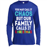 Chaos Family Calls It Christmas - Canvas Long Sleeve T-Shirt