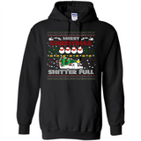 Merry Christmas Shitter Full Christmas Tree Snowman Sweater PINGPONG - Hoodie