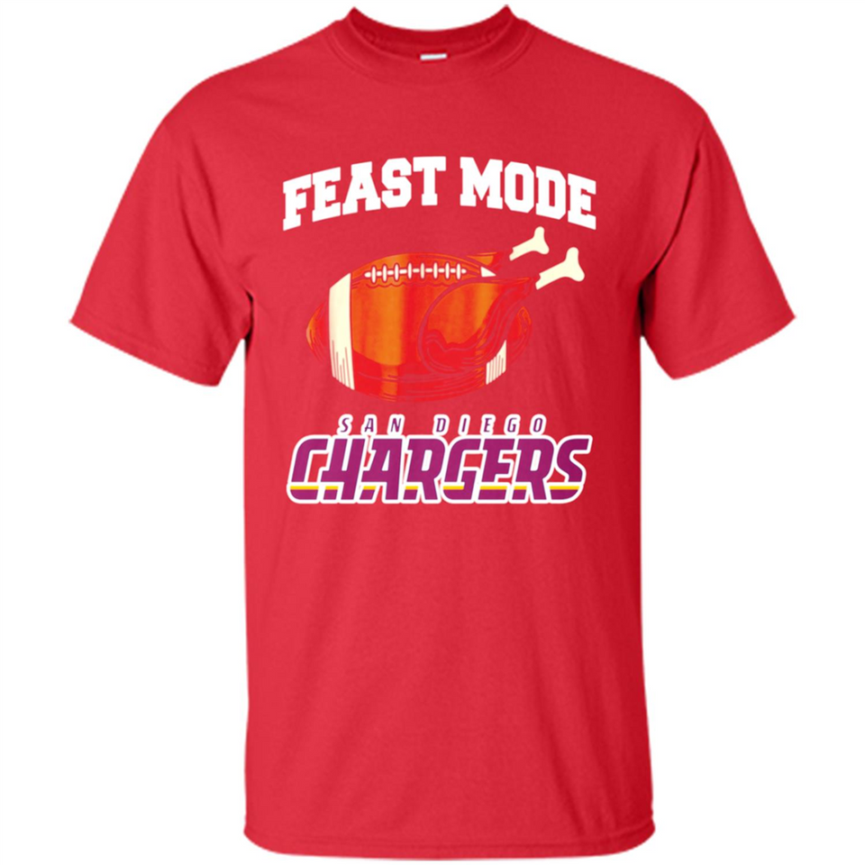 Feast Mode Chargers Shirt - San Diego Turkey Thanksgiving