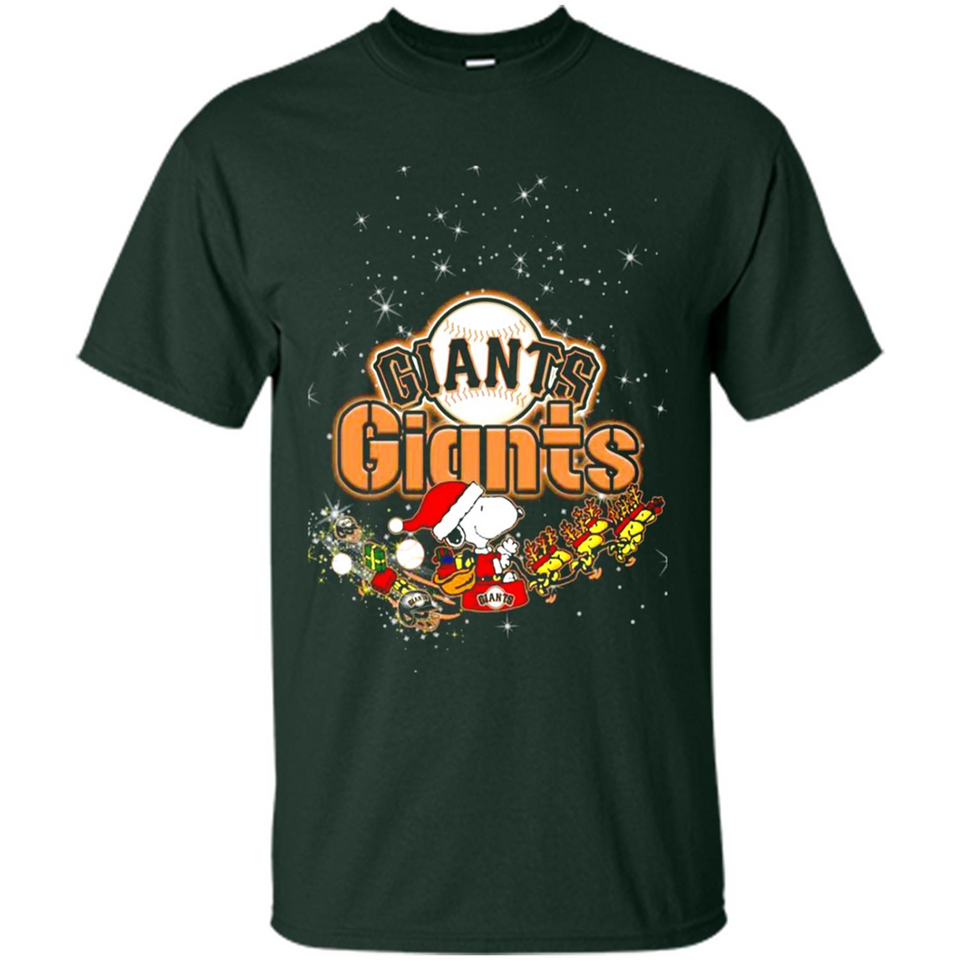 Snoopy Christmas San Francisco Giants - Shirt