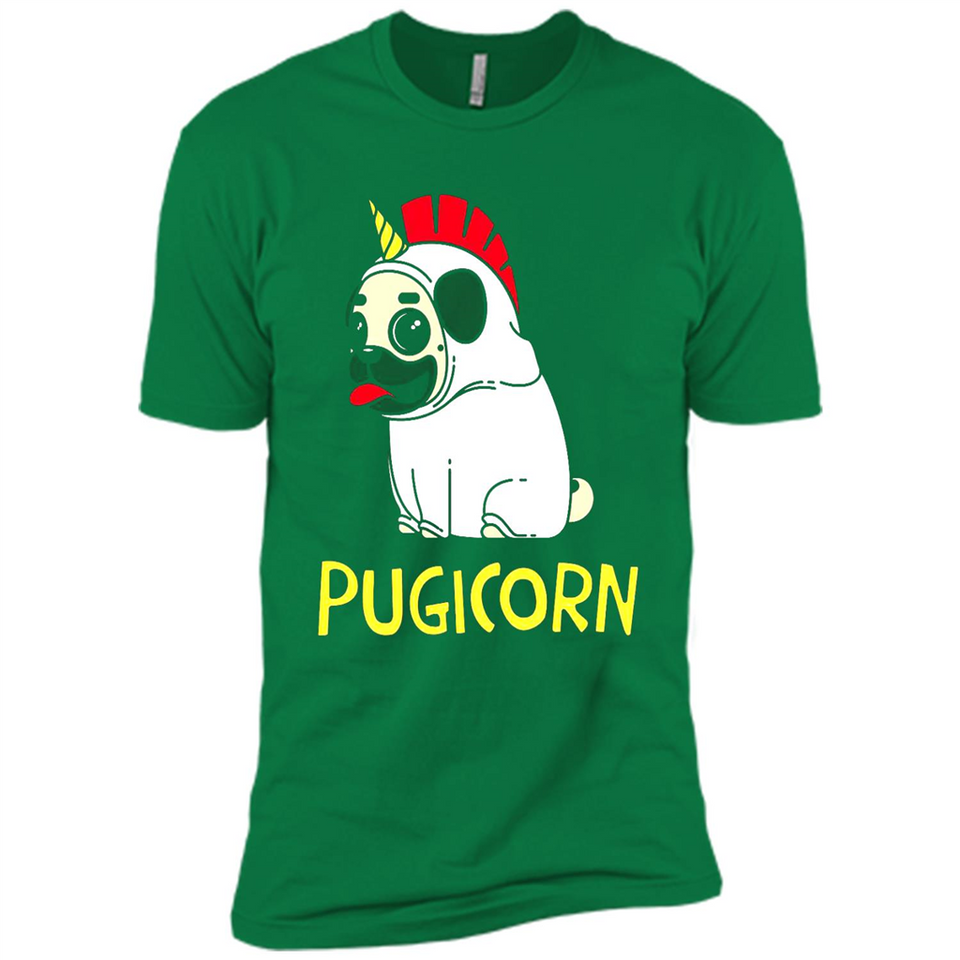 Pugicorn Pug Unicorn Funny Shirt PINGPONG - Premium Short Sleeve T-Shirt