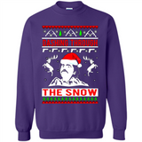Narcos dashing through the snow Christmas sweatshirt PINGPONG
