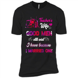 Trucker’s Wife Good Men Still Exist I Know Because I Married One - Premium Short Sleeve T-Shirt