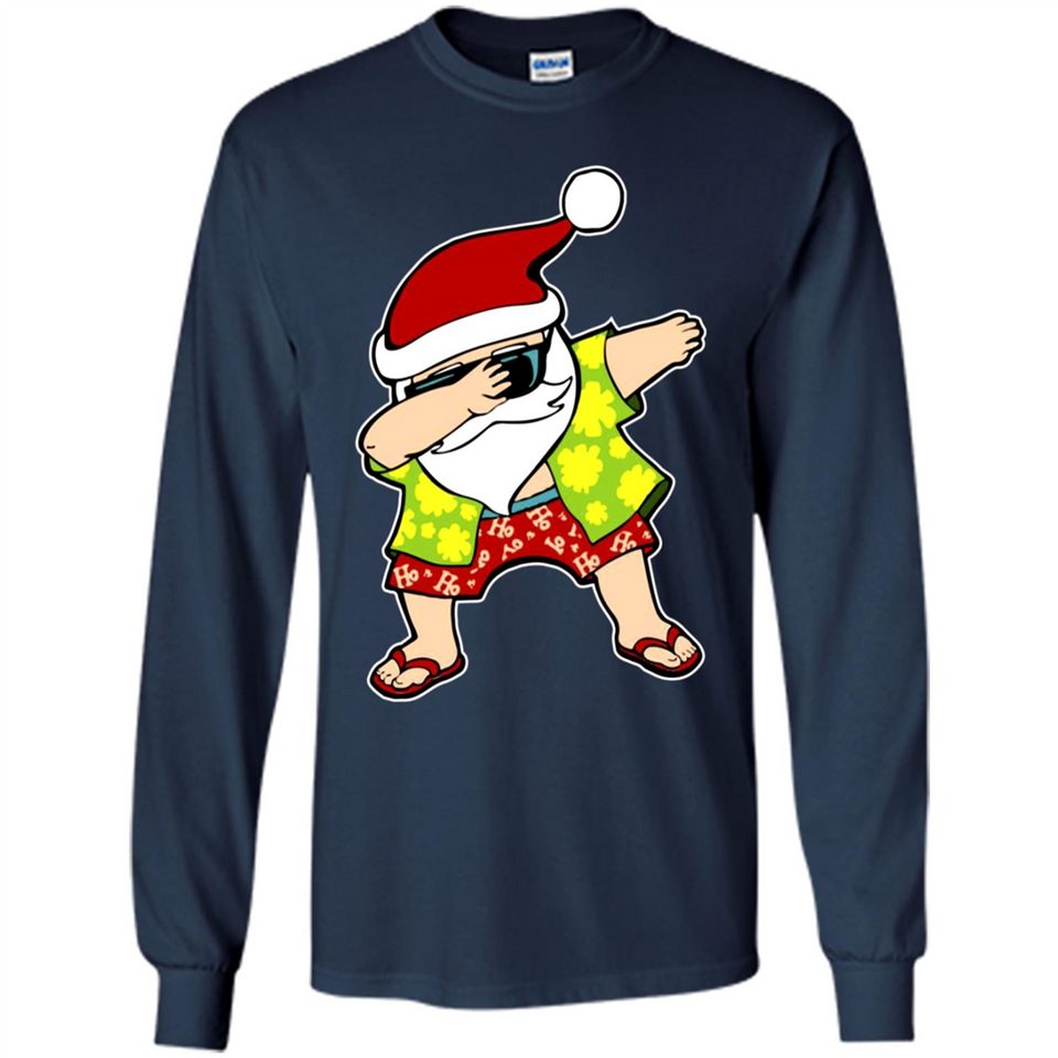 Dabbing Santa Christmas In July 1 - Long Sleeve T-Shirt