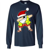Dabbing Santa Christmas In July 1 - Long Sleeve T-Shirt
