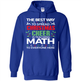 Math Teacher Christmas Shirt Christmas Cheer - Hoodie